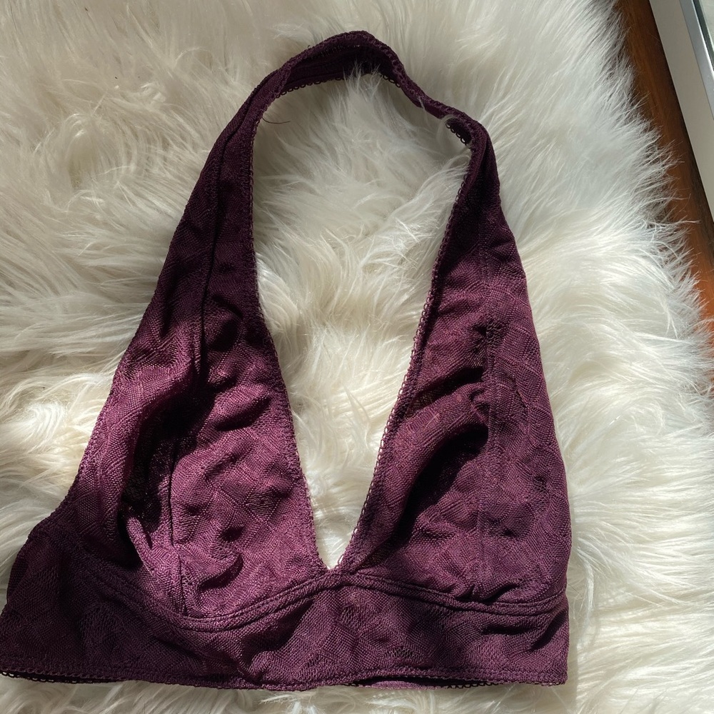 Dark purple bralette
